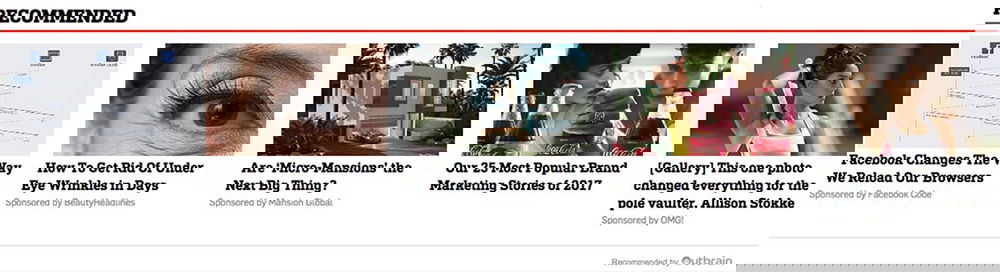 Example of native ads